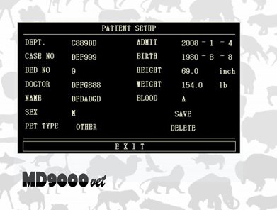 MD9000VET Veterinary 12.1 Inch Color TFT Patient Monitor, 7 Channels ECG (Copy)