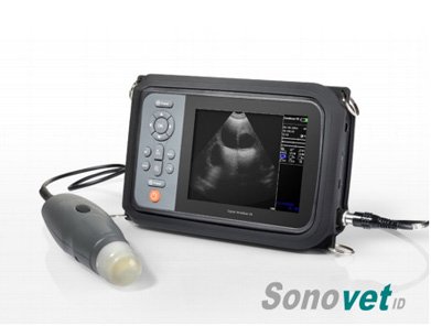 SonovetID Veterinary Ultrasound Scanner with RFID Technology Handheld 6 Inch Color Display