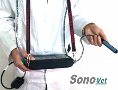 Sonovet Palm Veterinary Ultrasound Scanner with Rectal Probe