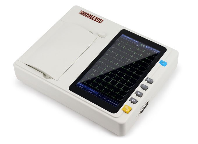 ECG Device 3 Channel ECG machine, Slim, Advanced and Light Weight EKG-6A