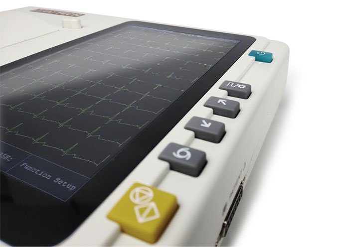 ECG Device 3 Channel ECG machine, Slim, Advanced and Light Weight EKG-6A
